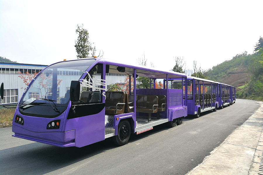 Elektrisches, offenes Modell II mit Anhänger-Sightseeing-Wagen