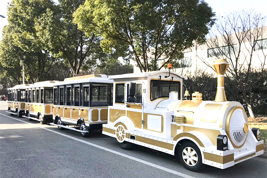 Eleganter, großer, spurloser Sightseeing-Züge mit 20 Sitzplätzen in geschlossenen Waggons