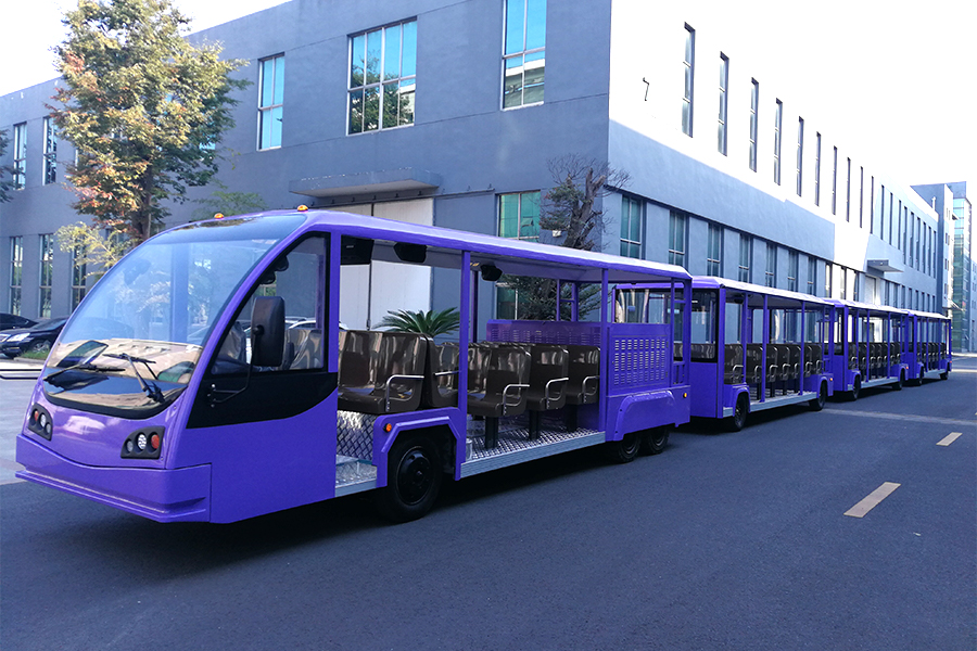 Elektrisches, offenes Modell II mit Anhänger-Sightseeing-Wagen